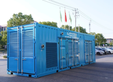 薩震定制化智慧集裝箱空壓站