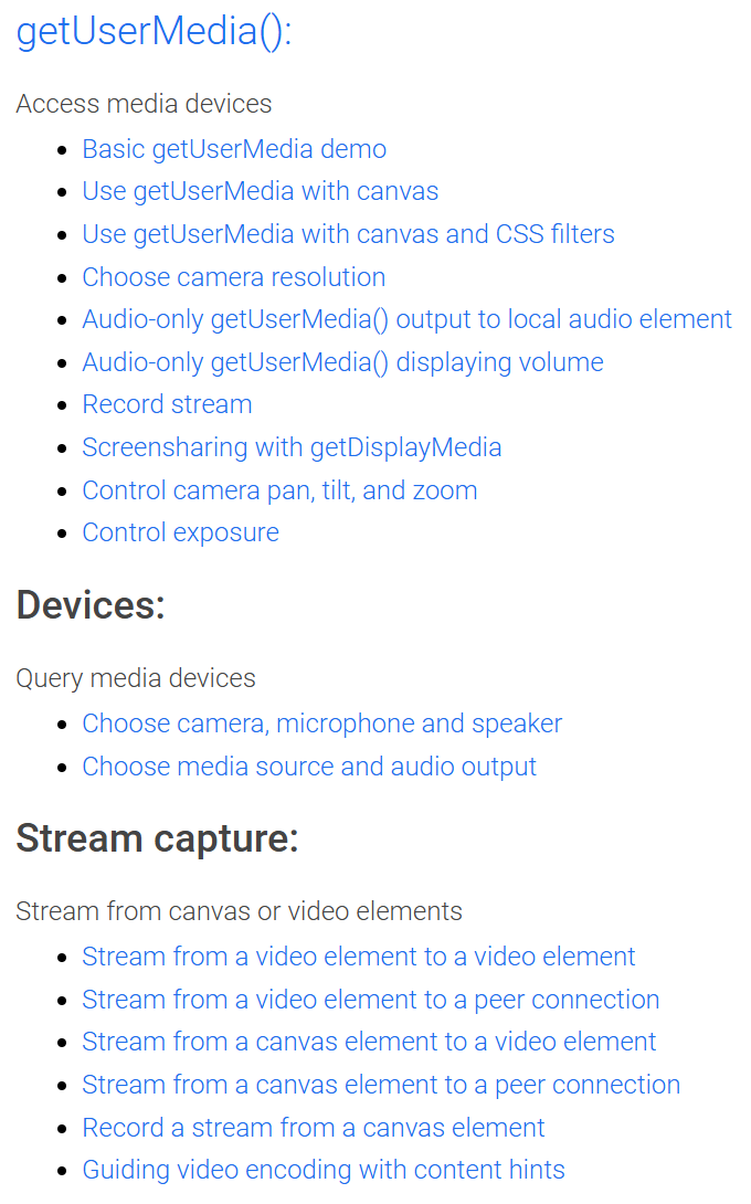 【WebRTC】WebRTC的简单使用