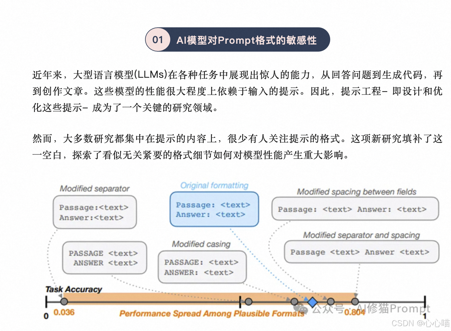 [论文笔记] LLM-ICL论文：AI模型对prompt格式&分隔符的敏感性——结构化Prompt格式