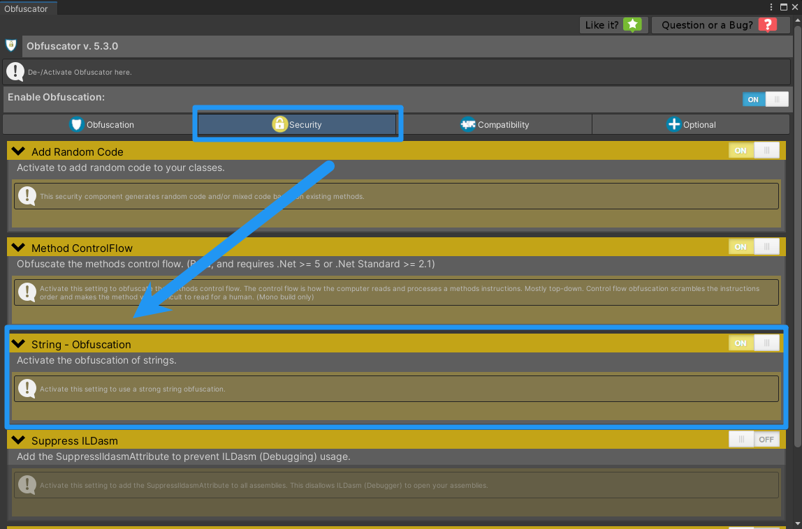 Unity_Obfuscator Pro代码混淆工具_学习日志