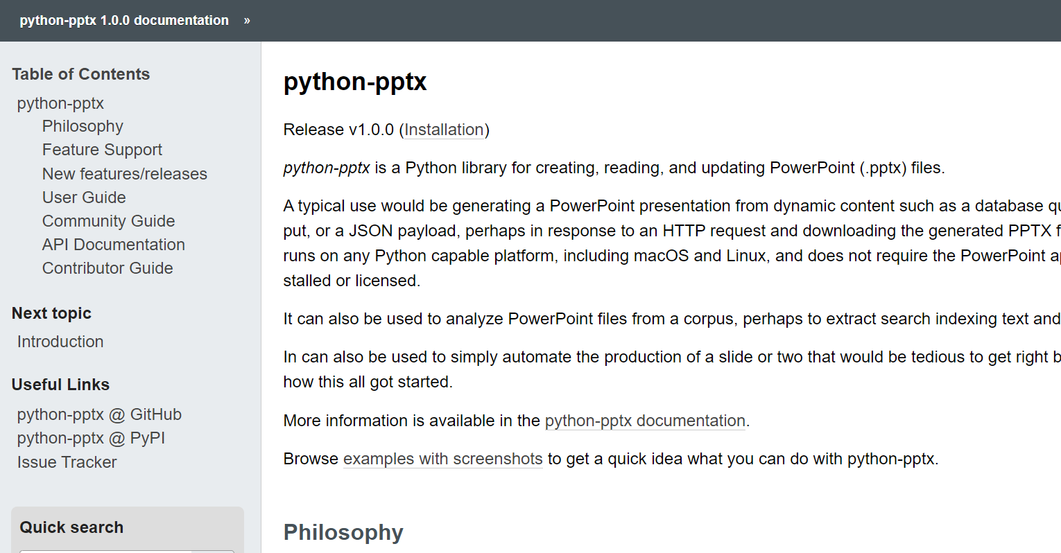 python办公自动化：PPT工具之`Python-PPTX`简介