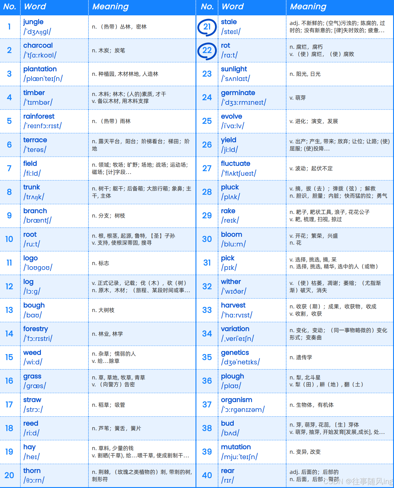 【IELTS】-- Day12 - 单词