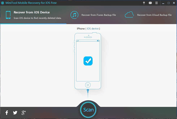 如果没有适用于iOS免费的MiniTool Mobile Recovery，最好的免费iPhone恢复软件列表将是不完整的。