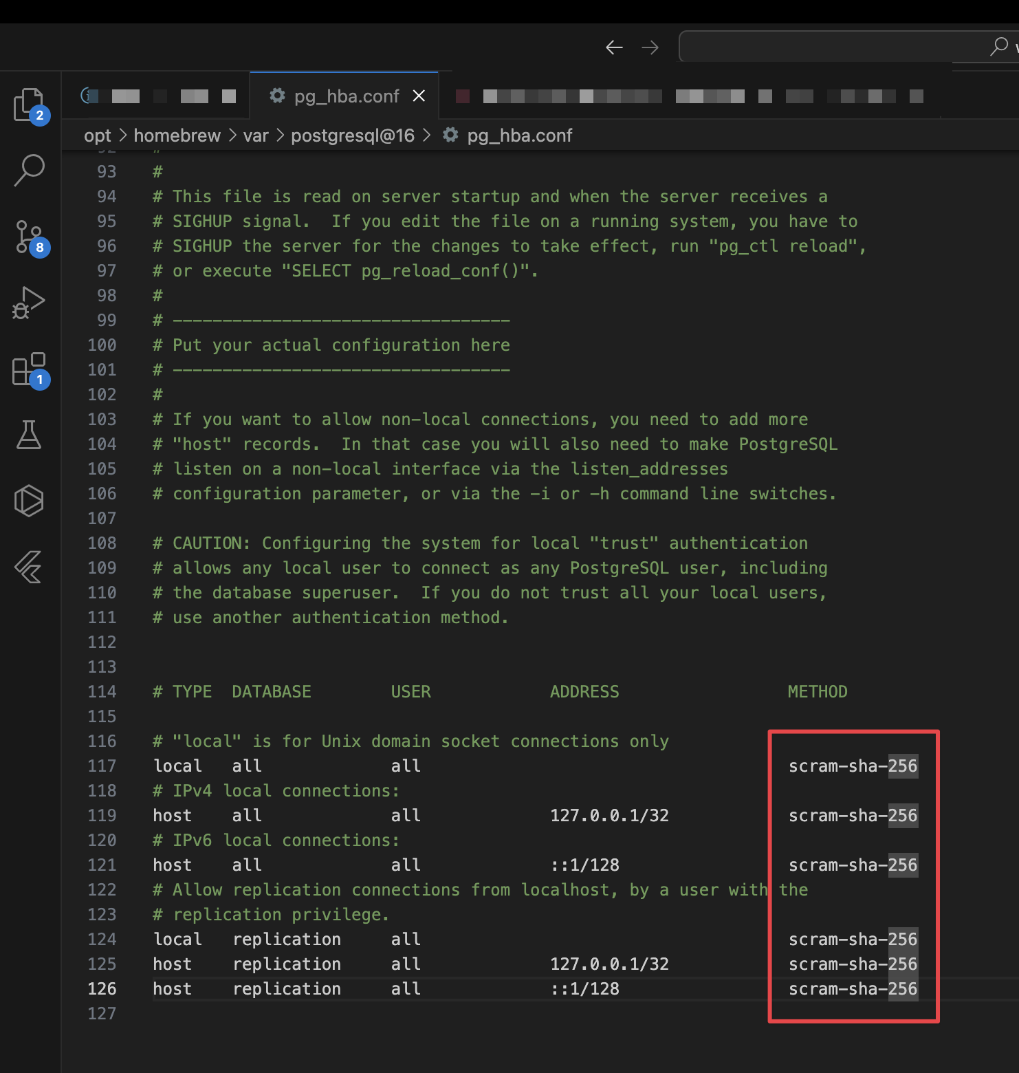 PostgreSQL16安装Mac（brew）