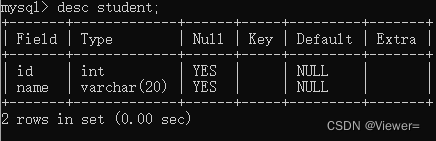 MySQL: 表的增删改查(基础)