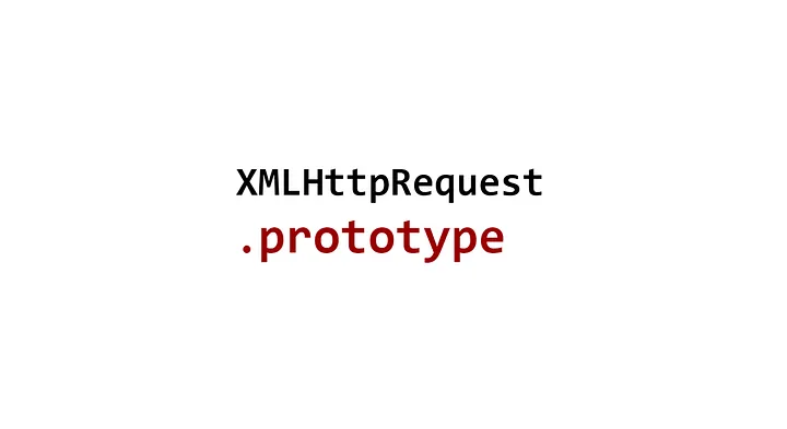 通过覆盖原型属性拦截 XMLHttpRequest 响应