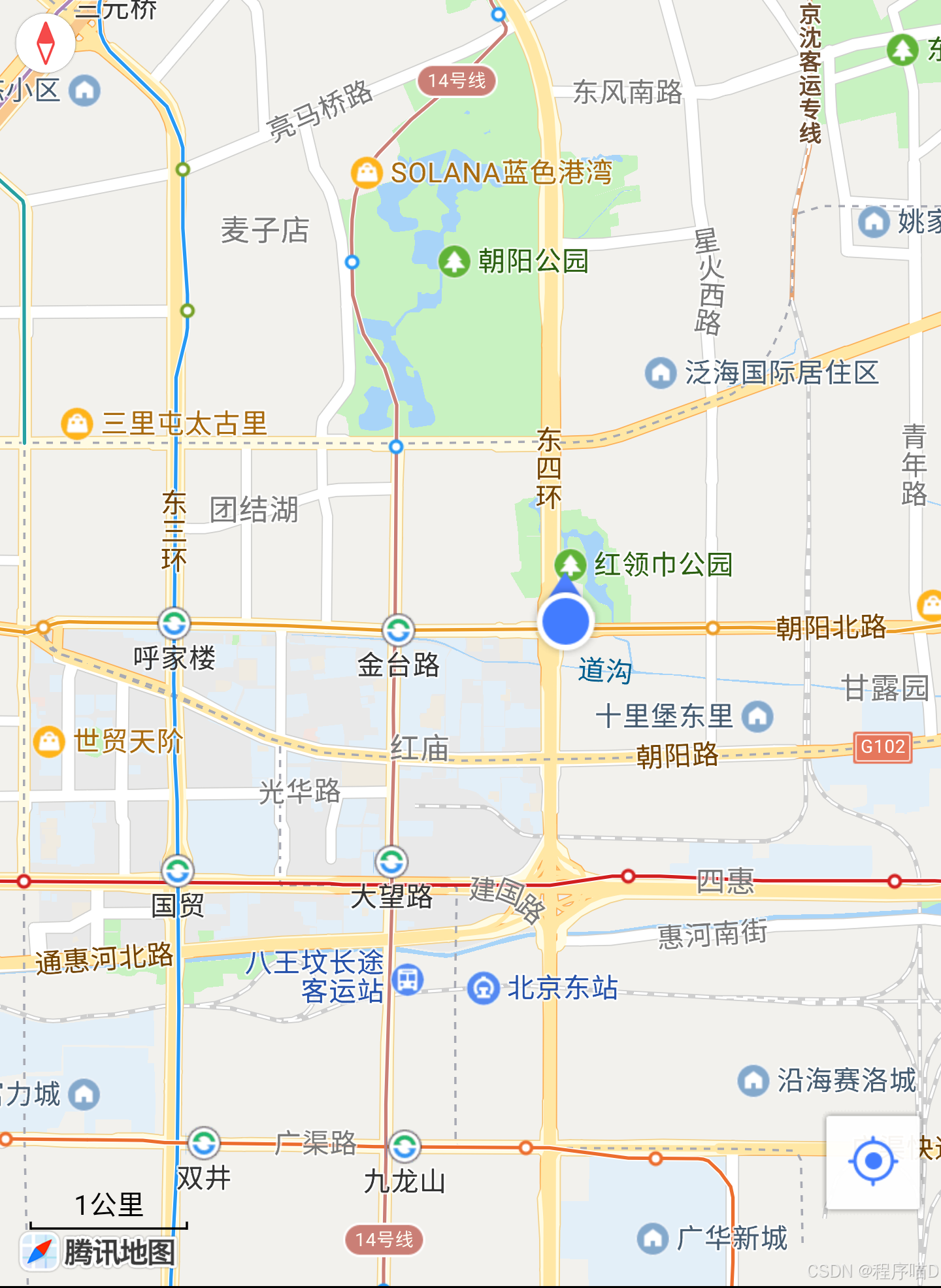 腾讯地图SDK Android版开发 5 地图交互操作