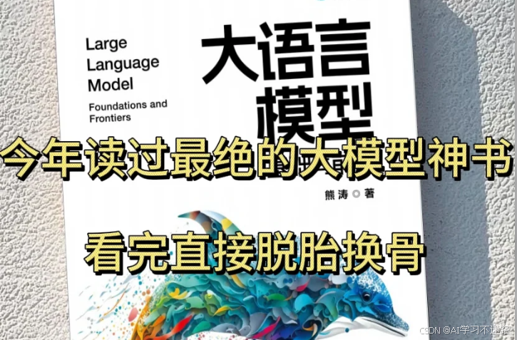 今年读过最绝的大模型神书死磕这本大模型神书！看完直接脱胎换骨！！