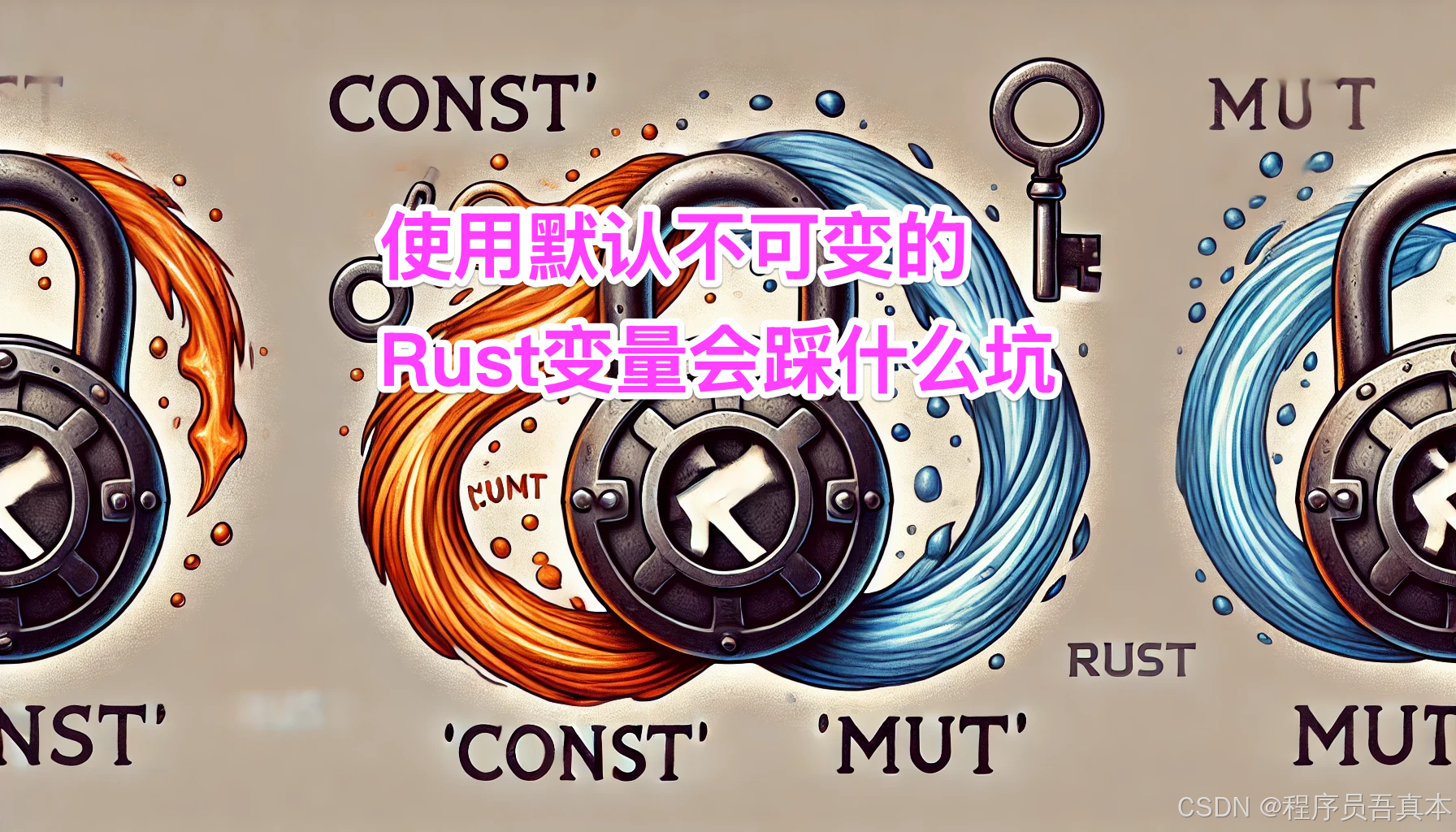 使用默认不可变的Rust变量会踩什么坑