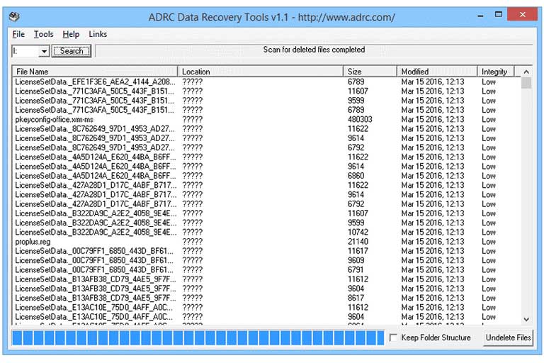 ADRC 恢复工具