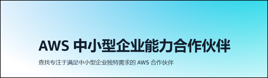 【AWS SMB】关于AWS 中小型企业 (SMB) 能力介绍及注意事项