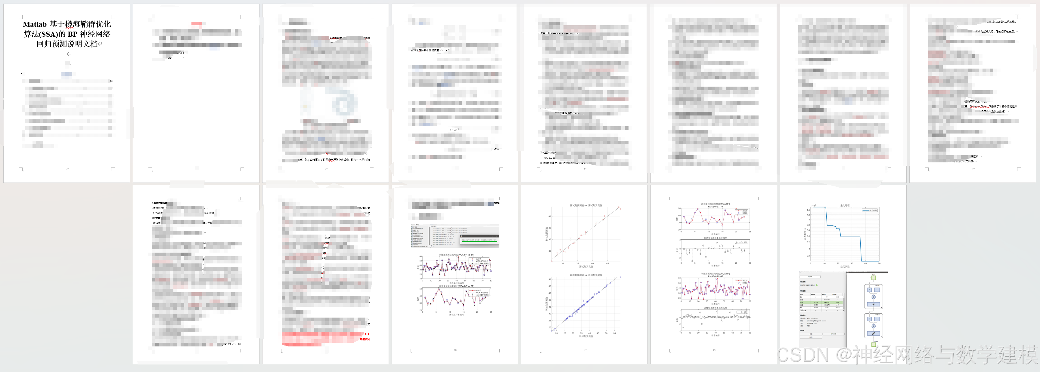 SSA-BP多输入回归|樽海鞘算法-BP神经网络|Matlab