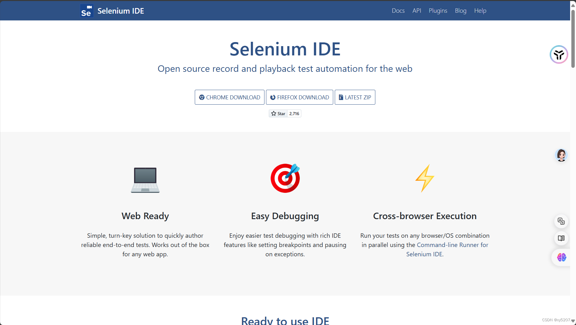 Selenium IDE 的使用指南