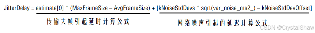 WebRTC QoS方法十三.2（Jitter延时的计算）