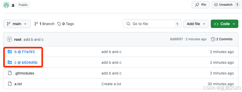 git submodule